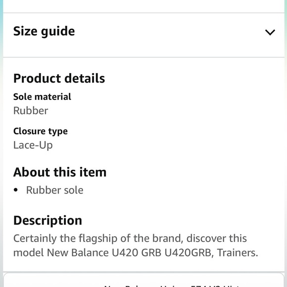 New Balance Mens U420grb Size 6.5 Green/gray - Picture 12 of 12